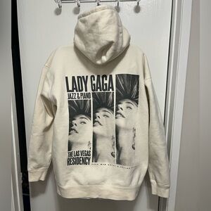 Size Large Lady Gaga Jazz & Piano Las Vegas 2024 Hoodie